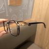 [Fashionable Anti-blue Light Frames] Anti-blue Light Double Bridge Glasses Frame For Men And Women