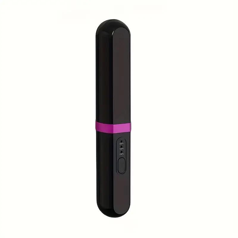 Portable USB-Charging Wireless Hair Straightening Comb - Gentle on Hair, Ideal for Home & Travel чёрный