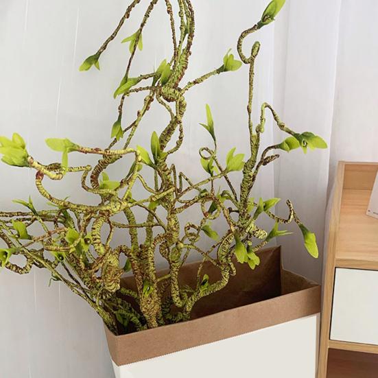Artificial Flower No-Maintenance Long-Lasting Beauty Realistic Texture Flexible Branches Natural Zen Shape Fake Branch Home Decor