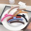 Simple Large Hair Claw Clips Plastic Hair Clips Matte Color Shark Clips Women Hair Accessories Daily Headwear