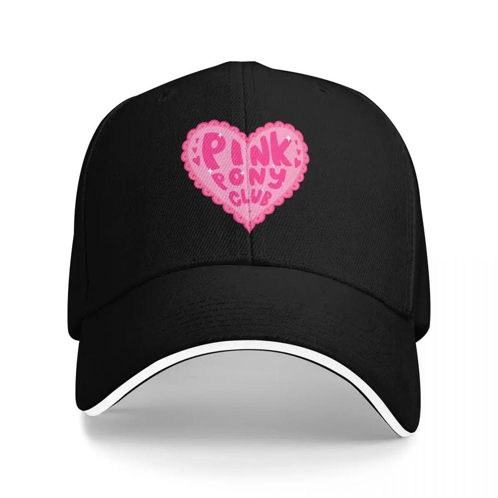 Pink Pony Club Sticker Baseball Cap Beach Bag Derby Hat Sports Cap Uv Protection Solar Hat Hats For Unisex Women's