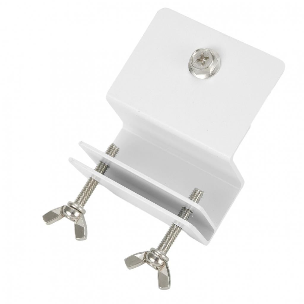 Schwarze Überwachungskamera-Halterung für Dachrinne Außenbereich