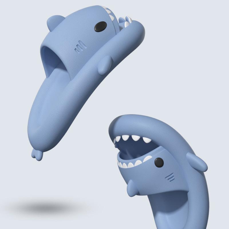 Summer New Kids Toddler Baby Outdoor Eva Slippers Cute Flat Heel Children Beach Sandals Cartoon Shark Kids Slippers