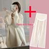 Chic Pink Knit Two-Piece Maternity Set - Sweater & Pants for Autumn/Winter