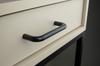 Furniture handle black 96 mm plastic handle