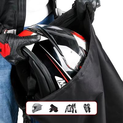 Borsa Impermeabile Portatile da Viaggio per Attrezzature da Motocicletta Borsa per Casco da Moto Lucchetto a Combinazione Borsa Antifurto per Deposito Bagagli