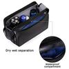 Travel Toiletry Organizer Dopp Kit Layered Multiple Pockets Cosmetics Toothbrush Arrange Storage Bag Casual Solid Color Handbag
