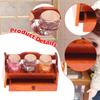 1/12 Candy Jars Dollhouse Food with Slices Pretend Play Display Holder Mini Storage Shelf