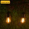 Solar S14 Outdoor LED E27/E26 Bulb String Lights for Garden and Holiday Decor