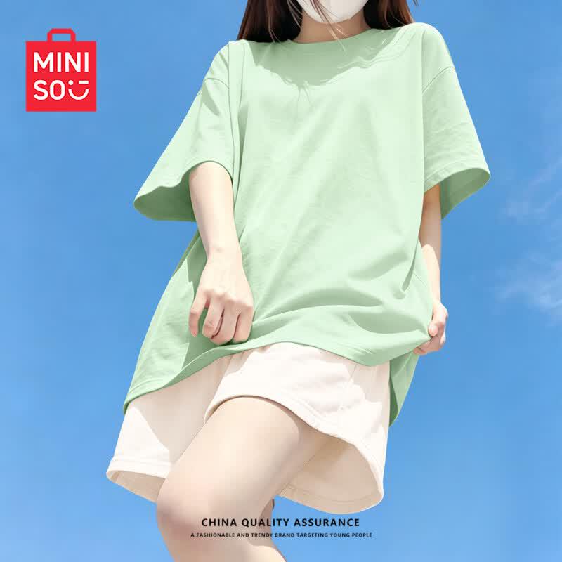 MINISO Women's Summer Short Sleeve & Shorts Sport Set