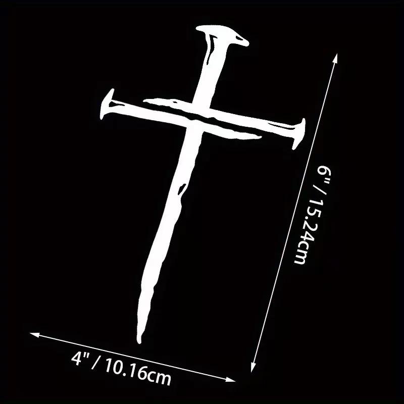 Çapraz Tırnak Dekalı PVC Araba Camı ve Kapı Sticker Dekorasyonu