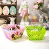 Holiday Gift Bag Features a Colorful Rooster Versatiled Storage Basket for Eggs and Candy for Parties Decoration