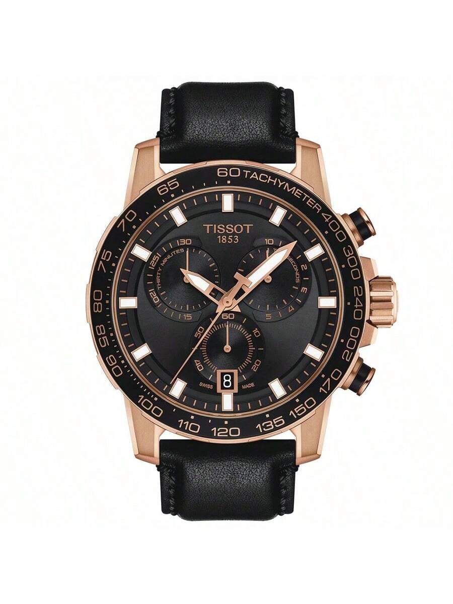 

Supersport Chrono Basketball Edition T125.617.36.081.00 Модний Спортивний Чоловічий Кварцовий Годинник зі Шкіряним Ремінцем, Круглий Чорний T125.617.36.051.00 чорний