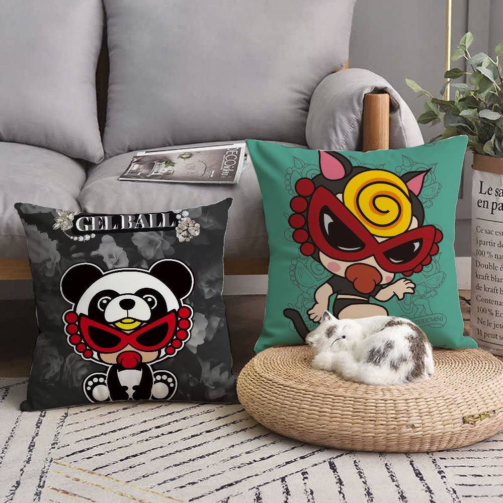 Japan Fashion H-Hysteric M-Mini Pillow Case Home Decor Throw For Sofa Bed Car Room Decor Gift Idea