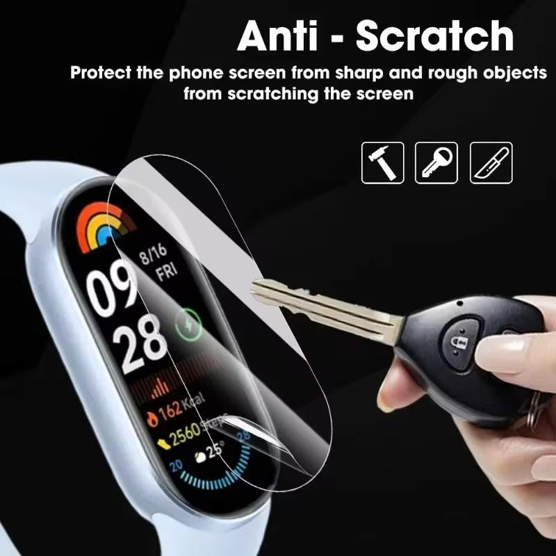 5-20PCS HD Clear Hydrogel Films for Xiaomi Mi Band 9 Soft TPU Full Coverage Screen Protector for Miband 9 Smartwatch Accessories