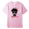 T-shirt 100% Cotton Short Sleeve Breaking Bad T-shirt Casual Heisenberg Print Tshirt Cool T-shirt Male Tops