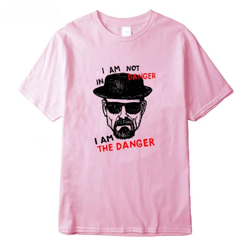 T-shirt 100% Cotton Short Sleeve Breaking Bad T-shirt Casual Heisenberg Print Tshirt Cool T-shirt Male Tops