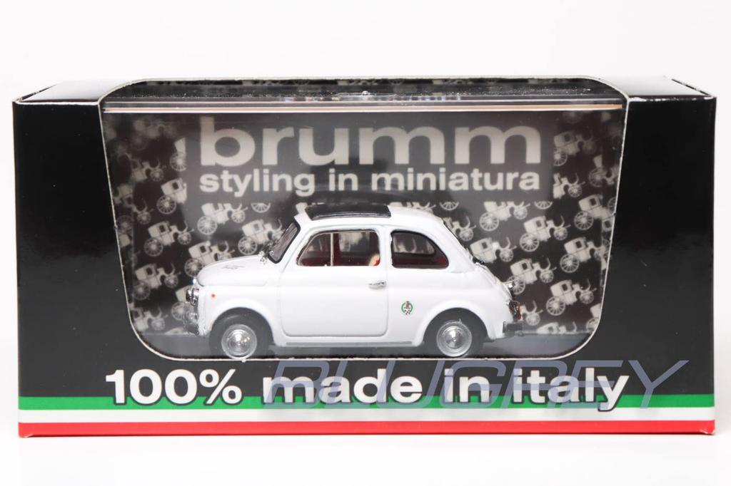 BRUMM FIAT ABARTH 595SS STRADALE 1965 White BRUMM FIAT ABARTH 595SS STRADALE 1/43 [Item]