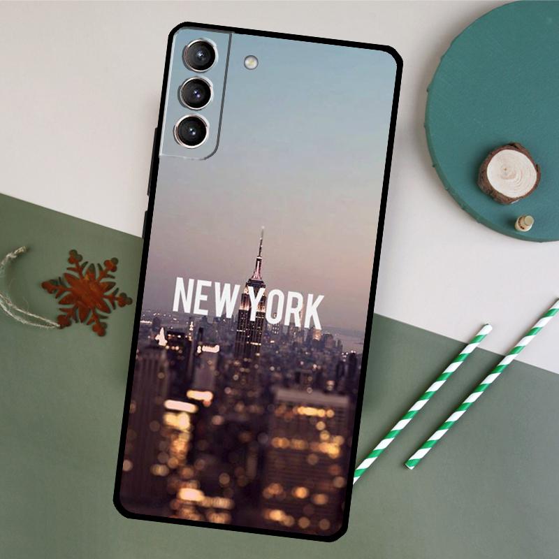 New York City Phone Case For Samsung Galaxy S26 S24 Ultra S20 S21 S22 S23 S25 Plus S10 S25 FE Back Cover
