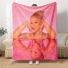 Pink Reflection Beauty Blanket Soft Throw Blanket For Home Bedroom Bed Sofa Travel Office Solid Christmas Blanket
