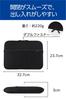 ELECOM Neoprene Laptop Inner Case, 11.6-inch, 3-Pocket Bag, Black, BM-IB3PT11BK