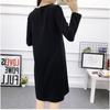 Plus Size Women's Dresses V-neck Short-sleeved T-shirt Dress