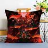Game Genshin Diluc Cushion Cover Washable Linen Pillowcase Soft For Sofa Bed Cozy Home Room Decor