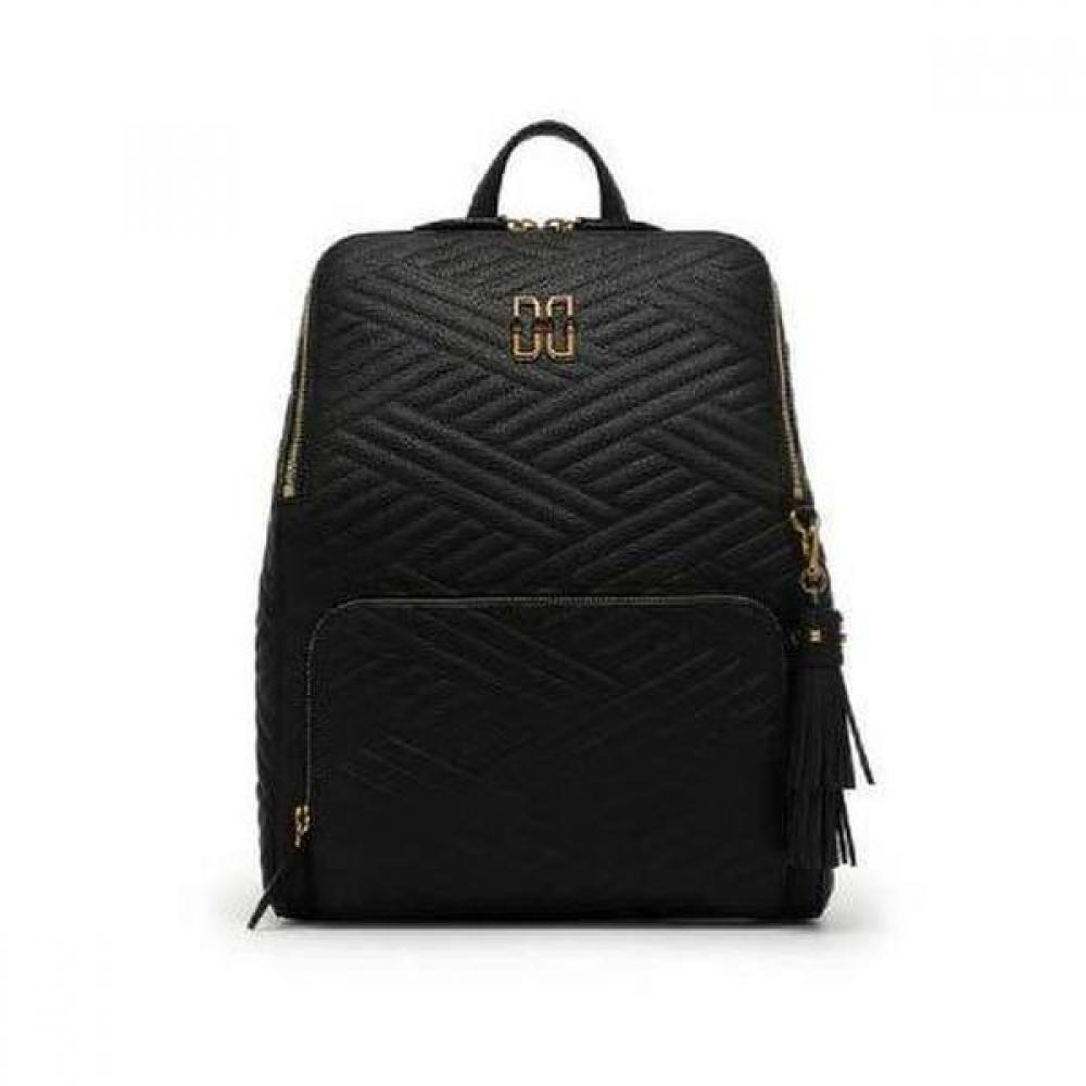 

Daks Black Quilted Leather Backpack Cutting Dd Logo Dcba1e369bk Single option
