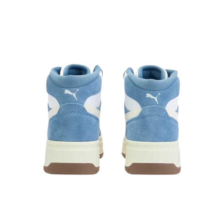 Puma Rebound Femme Retro Trend Non-Slip Mid-Top Sneakers Women sneakers Blue 402595-03