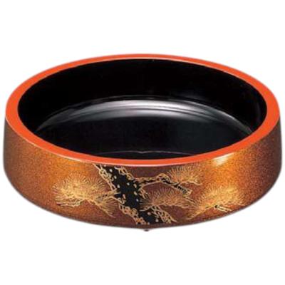 Πιάτο Σούσι Chirashi Sushi Παλιό Κατασκευασμένο στην Ιαπωνία J-kitchens (Sushi Oke, Oke) DX 6 ιντσών Oke, Πεύκο με υφή αχλαδιού,