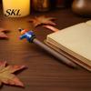 Stylish Matte Texture Pens Halloween Ballpoint Pen, Cute Ghost Skull Pumpkin Retractable Gel Ink Portable Pocket Clip 0.5mm Fine Point Writing Pen for