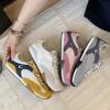 [Yushilai] Autumn New Flat-bottomed German Training Shoes Women's 2025 Color Matching Soft-soled Forrest Gump Shoes Versatile Leisure Sports