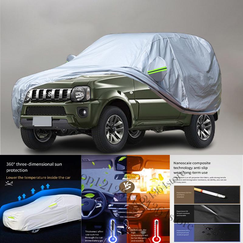 For Suzuki Jimny Auto Anti Snow Anti Dust Anti-uv Anti Peeling Paint And Anti Rainwater 210t Car Cover Car Cover Protection