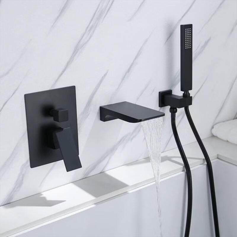 TLXT Concealed Waterfall Bathtub Faucet