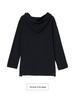 Women's Mid-Length Hooded Sweatshirt - Loose Fit, Plus Size, Casual Top for Spring/Autumn, Hip-Covering Design for Middle-Aged Moms