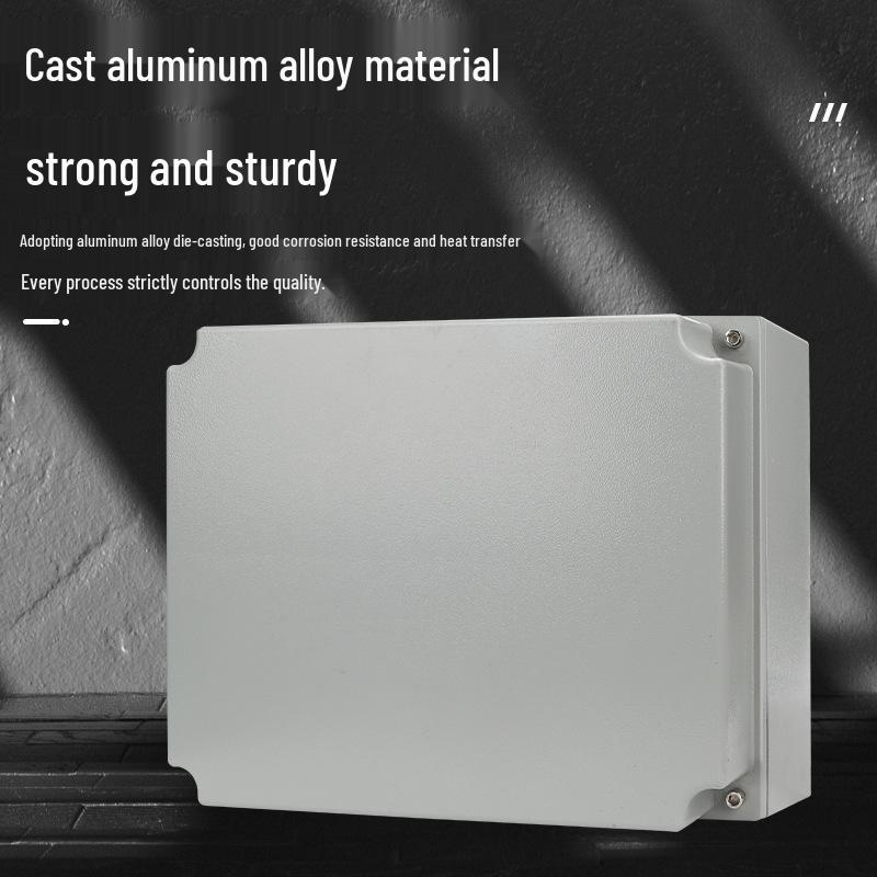 Outdoor Waterproof Die-Cast Aluminum Junction Box with Sealed Push Button Switch