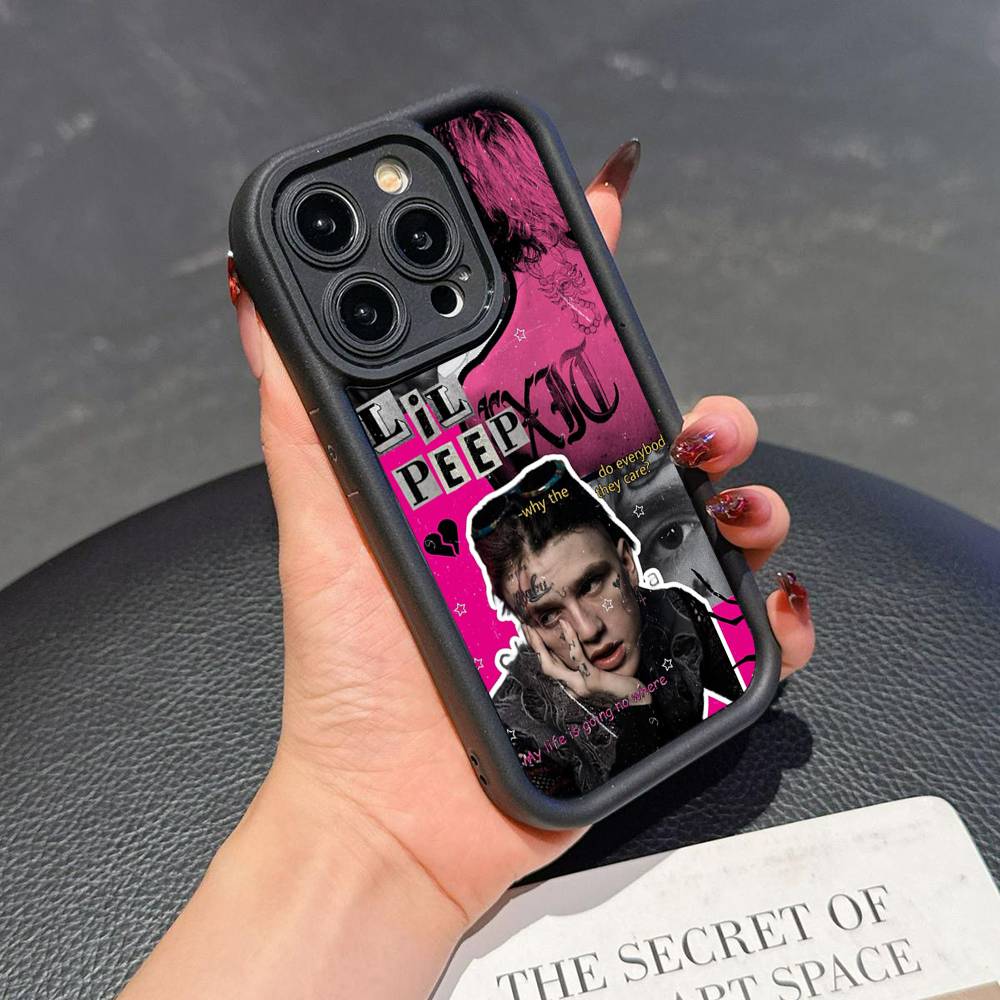 Lil Peep Hellboy Liebe Weiche Silikonhülle Für iphone 17 Air 16 15 14 13 12 11 Pro Max Plus Stoßfeste TPU Handyhülle