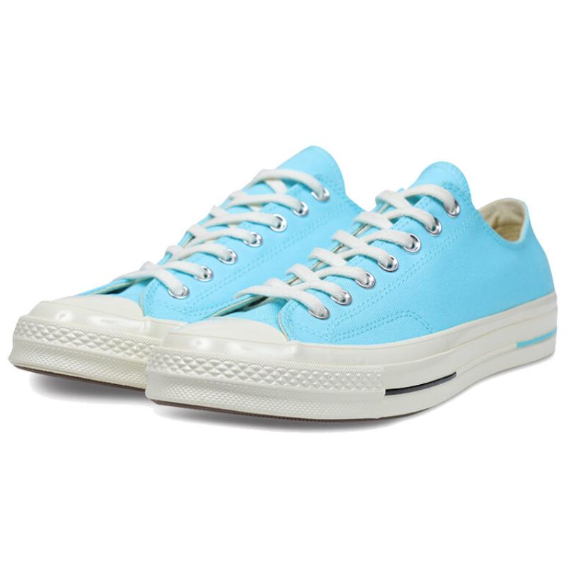 Converse 1970s Chuck Taylor All Star Trendy Versatile Low-Top Canvas Shoes Unisex Aqua Blue