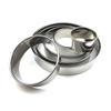 6Pcs/Set New Stainless Steel Cake Ring Mold Round Circle DIY Cake Gum Paste Mould 5/7/9/11/13/15cm Cookie Mousse Cuttur