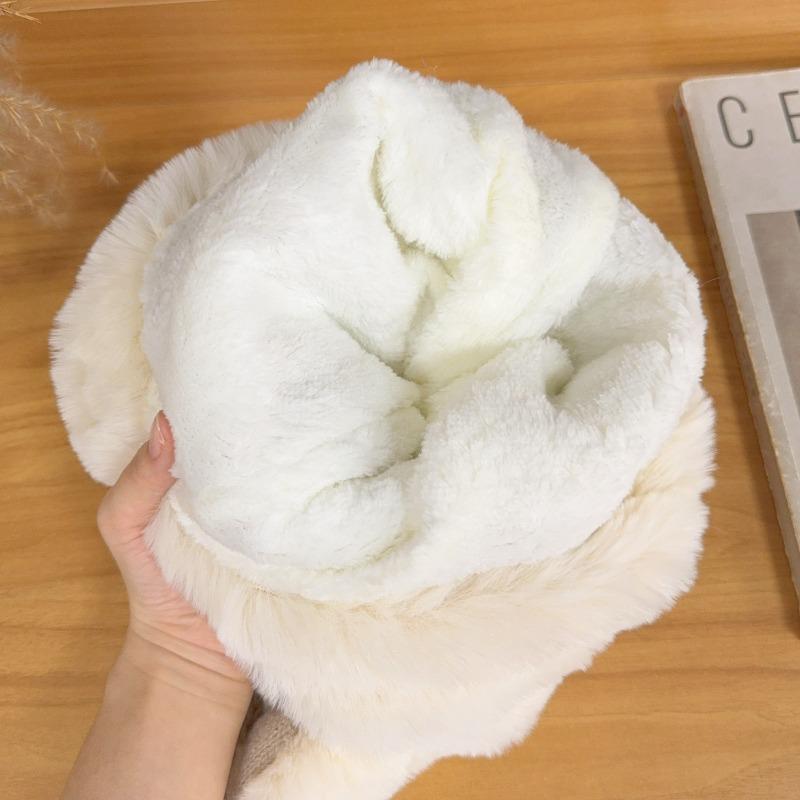 Thermal Ear Flap Hat for Women Winter Knitted Beanie with Fleece Lining Windproof Cold Weather Keep Warm Cap for Outdoor Sports