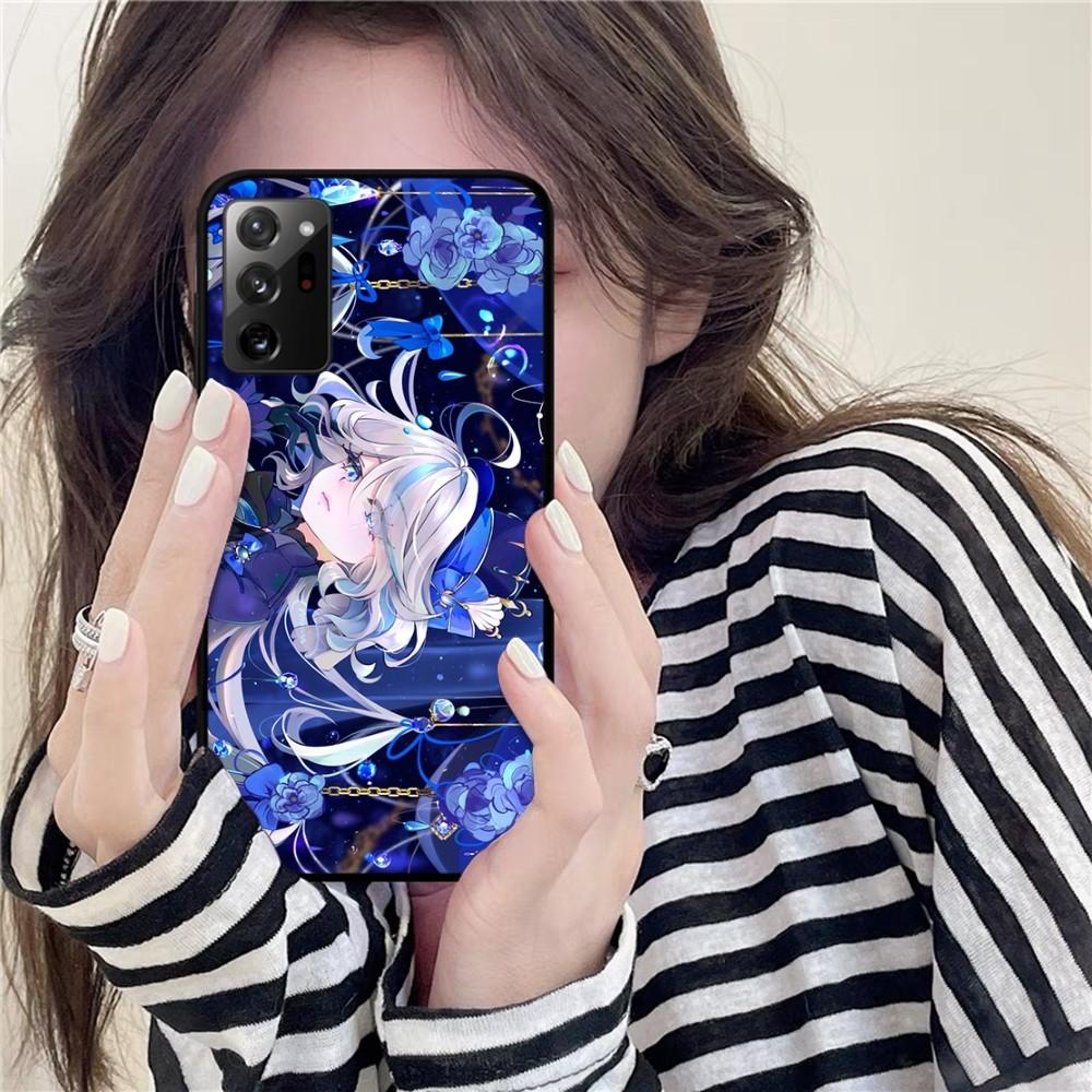 Genshin Impact Furina Phone Case For Samsung Note 8 9 10 20 Pro Plus Lite M 10 11 20 30 21 31 51 A 21 22 42 02 03