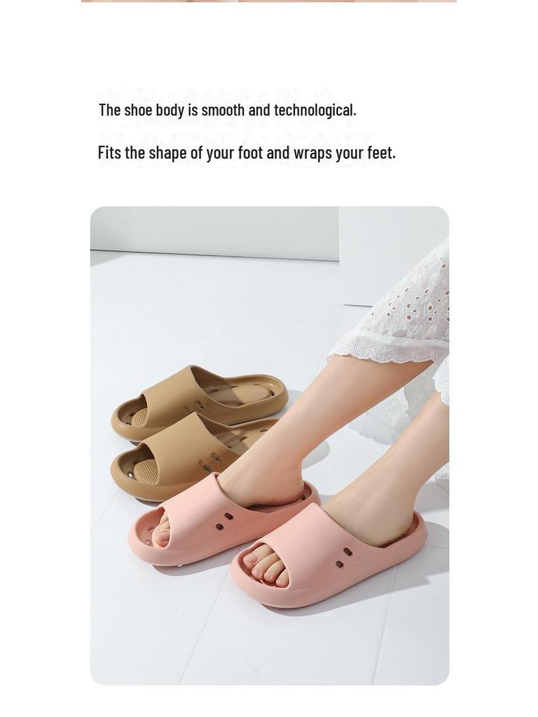 Zapatillas de Baño Huecas Antideslizantes de Secado Rápido para Hombre - Sandalias de Verano para Interior 2025