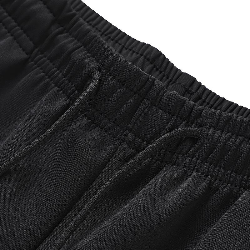 Men's Korean Version Trendy Round Neck Long-sleeved Sweater and Trousers Two-piece Set Loose Solid Color Fashionable Handsome Men's Clothing