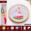 Mosaic Coaster DIY Kit: Fruit Series for Parent-Child Art Projects