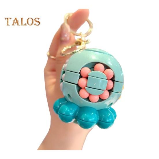 

Брелок у формі восьминога. Діти. Дорослі. Іграшка для зняття стресу. Барвисті боби. Доріжки. Сумка. Шарм. Весела сенсорна іграшка. ціан