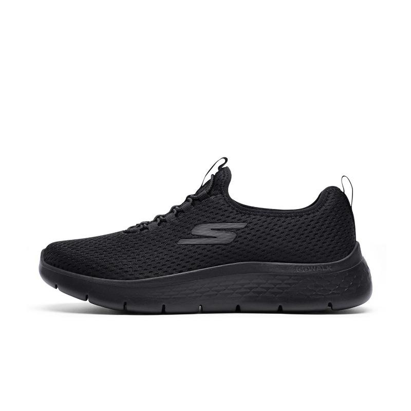 Skechers Go Walk Flex Men Full Black Low Top Walking Shoes Comfortable Versatile 216914-BBK 39.5