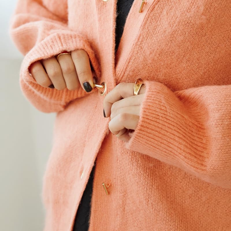 Mishmash x Oriental Traffic Shaggy Knit MO33N02 Pink Cardigan/MO33N02 Women's