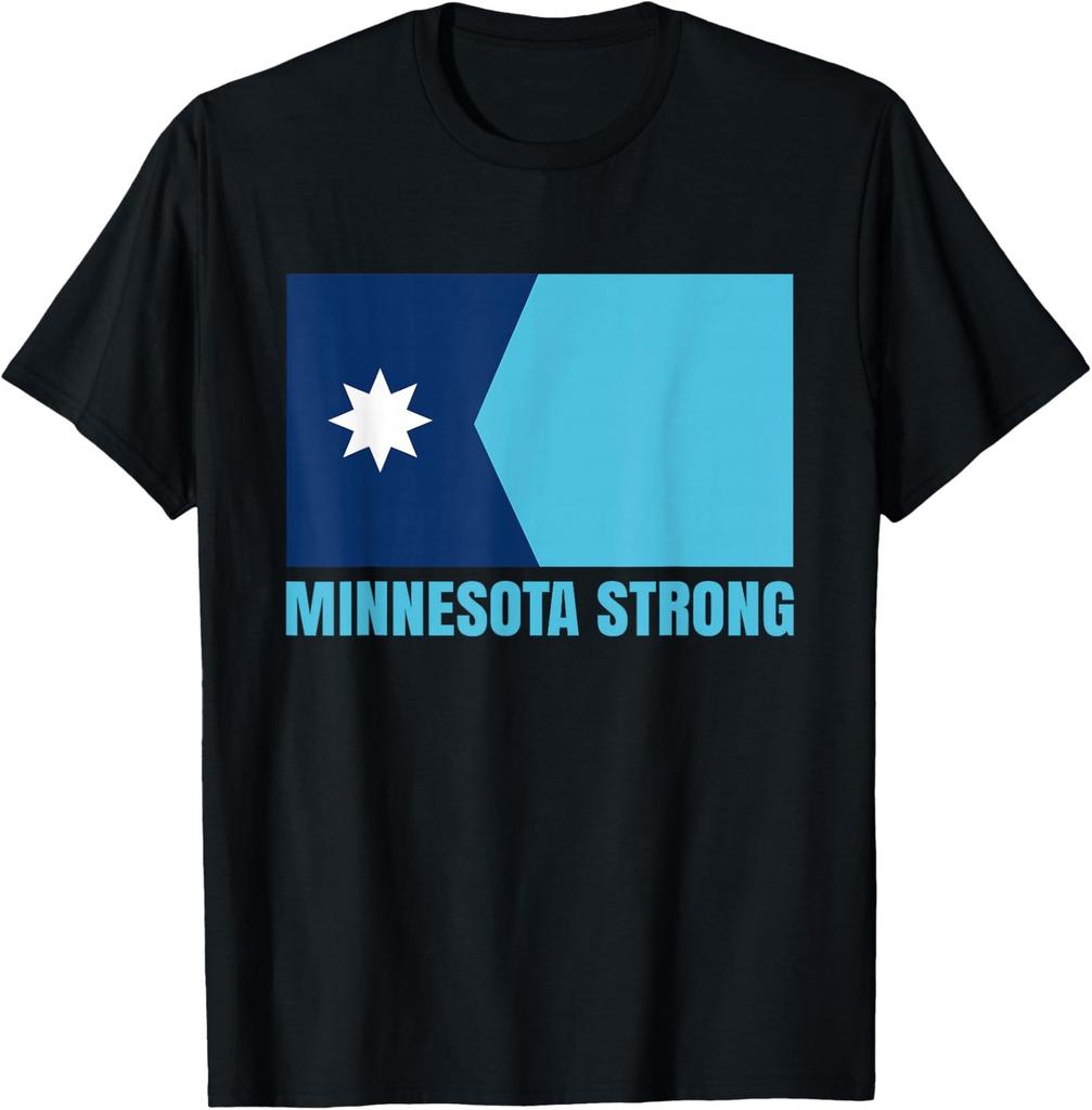 Retro Vintage Minnesota Strong Flag Design Unisex T-Shirt