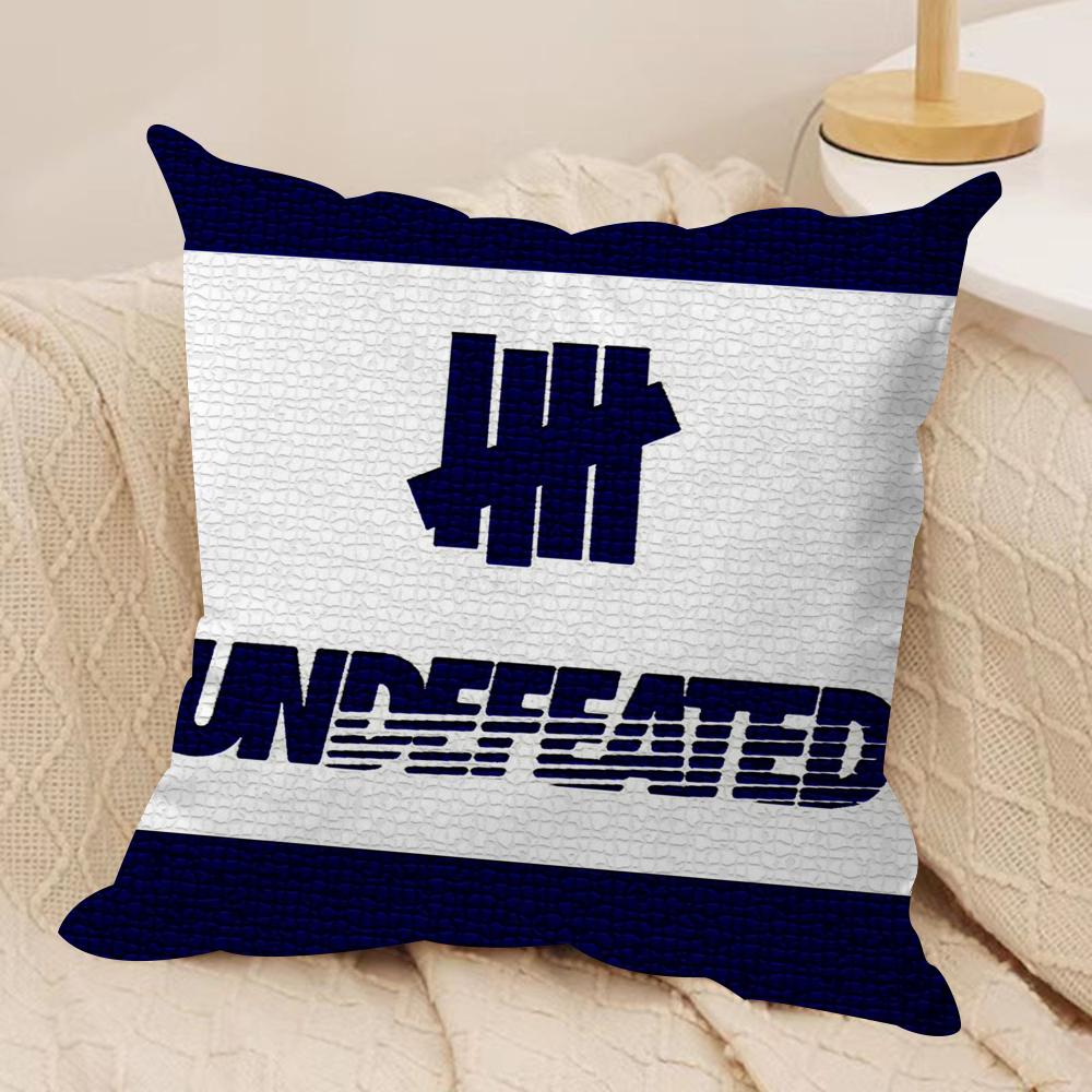 U-Unbesiegt Trend Kissenbezug Weicher Plüschstoff Doppelseitig Bedruckter Sofakissenbezug für Alle Jahreszeiten Heimdekoration Geschenk