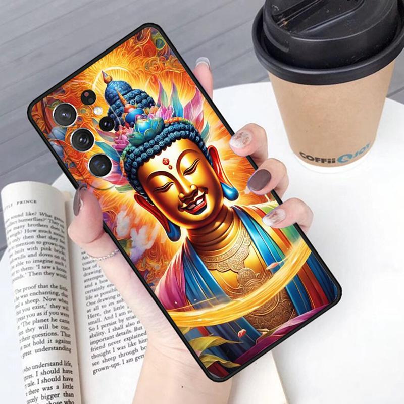 Buddha Phone Case Cover For Samsung Galaxy S24 S25 Ultra S21 S22 Ultra S10E Note 10 Plus Note 20 FE S23